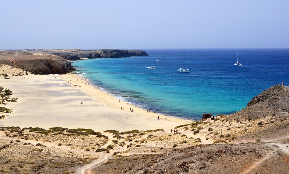 'Beach on Lanzarote.' - Canarische Eilanden
