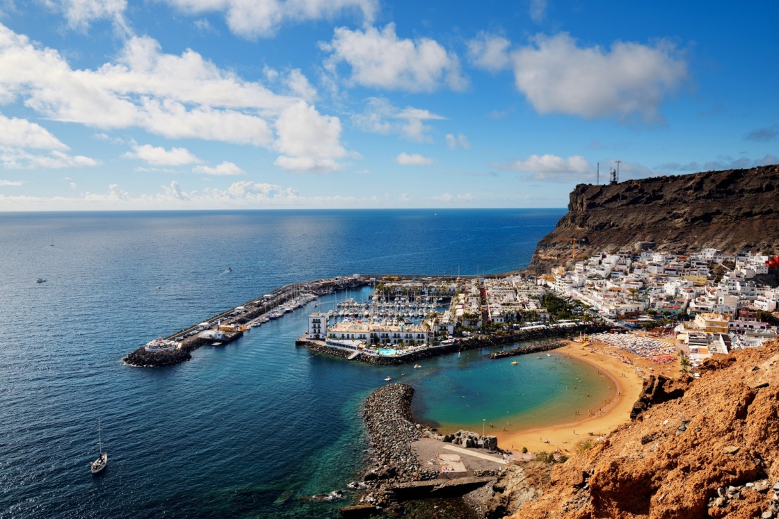 'Puerto de Mogan in Gran Canaria, Spain, Europe' - Canarische Eilanden