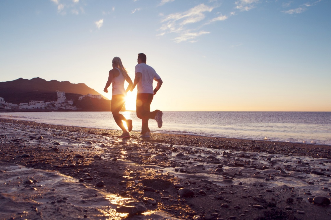 'Morning run at the Canaries, Canary Islands' - Canarische Eilanden